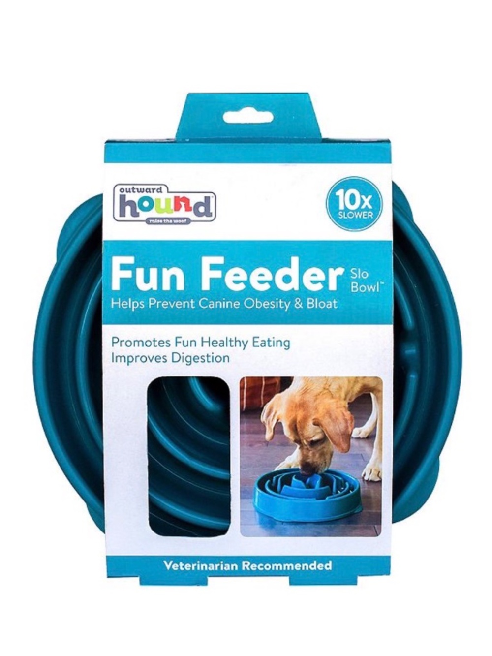 Outward Hound Small Fun Feeder Drop Bowl